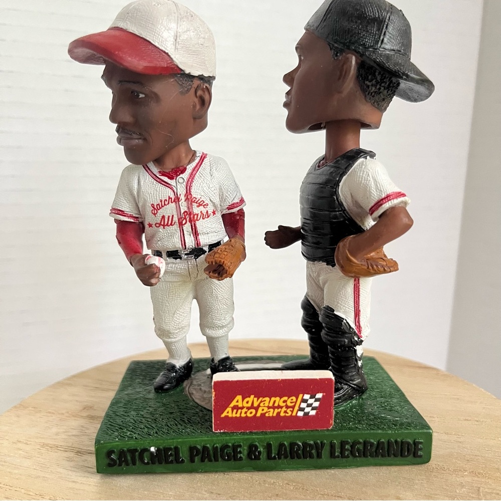 Satchel Paige & Larry Legrande Salem Red Sox SGA Mini Bobble Head